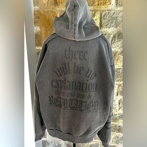 “no explanation there will just be reputation” Taylor Swift oversize hoodie